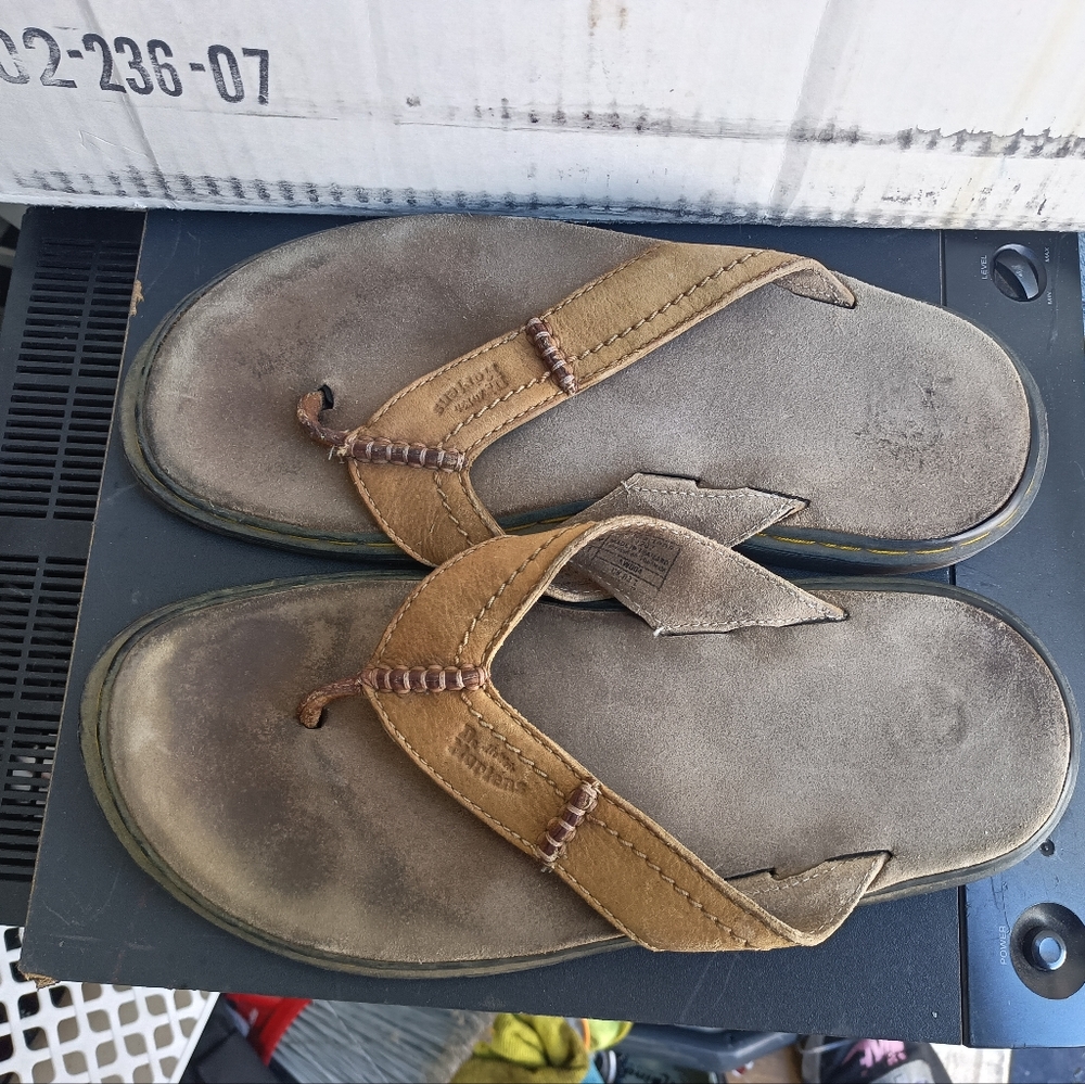 Doc Marten's Men's Tan and Brown Sandals